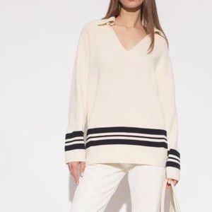 Rag&Bone Amy Striped Polo Tunic